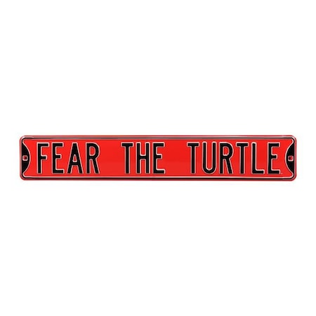 Authentic Street Signs Authentic Street Signs 70071 Fear The Turtle Street Sign 70071